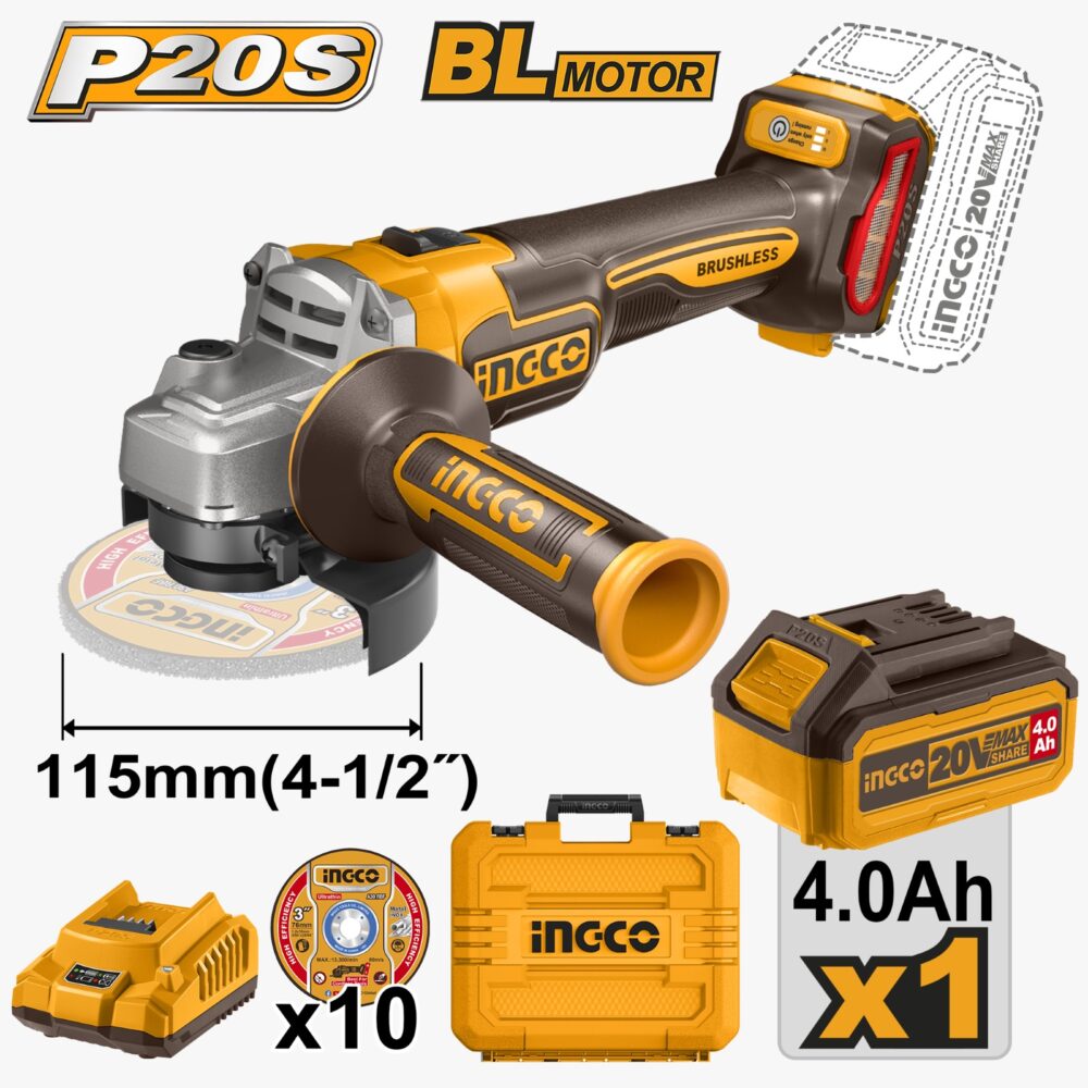 Laqonda batareyalı 20V_4Ah İngco